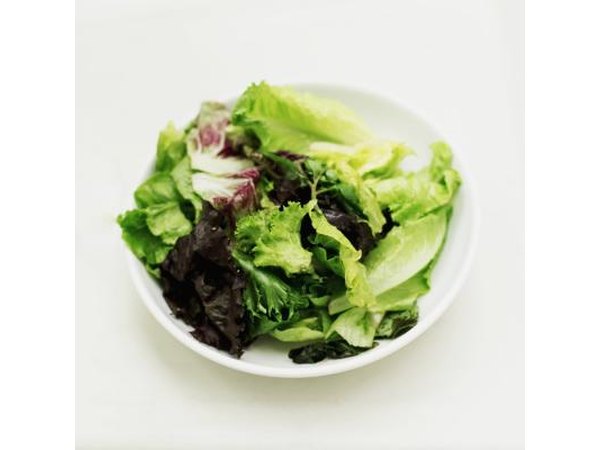 A bowl of salad.