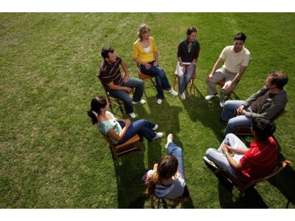 Outdoor group therapy.