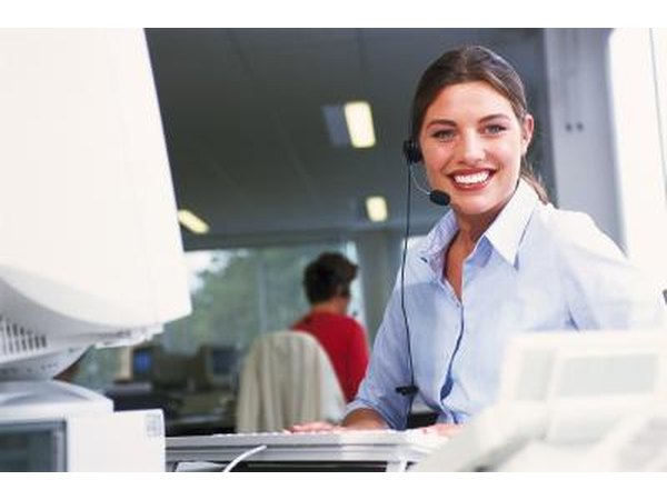 Communicating with clients is a big part of reception work