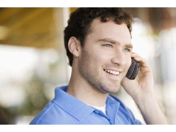 Man on phone