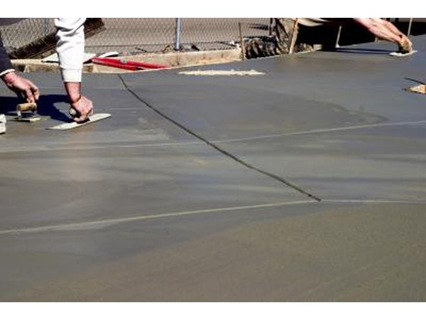 When drilling holes, it's best to pass through the slab and a into the subsurface.