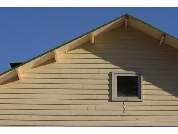 Attic of a home.