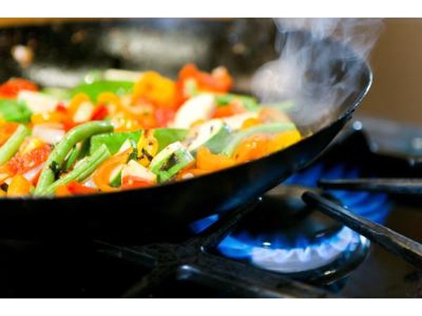 Cooking involved transferring heat to food.