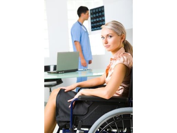 Patient with doctor analyzing imagery