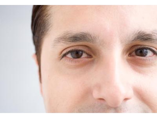 man with brown eyes
