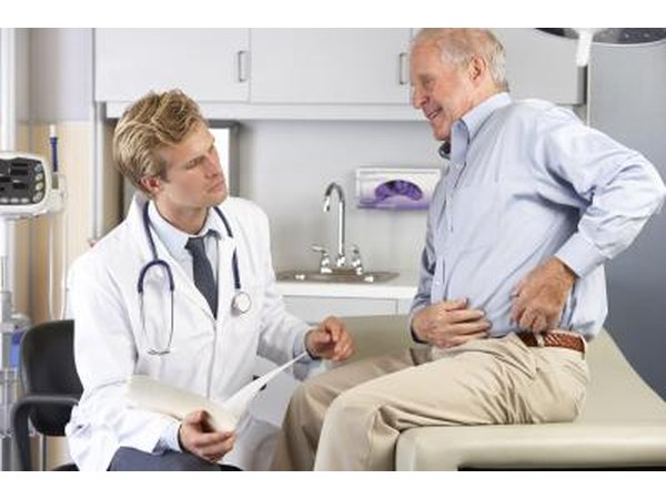 Pain can also develop in the hip area.