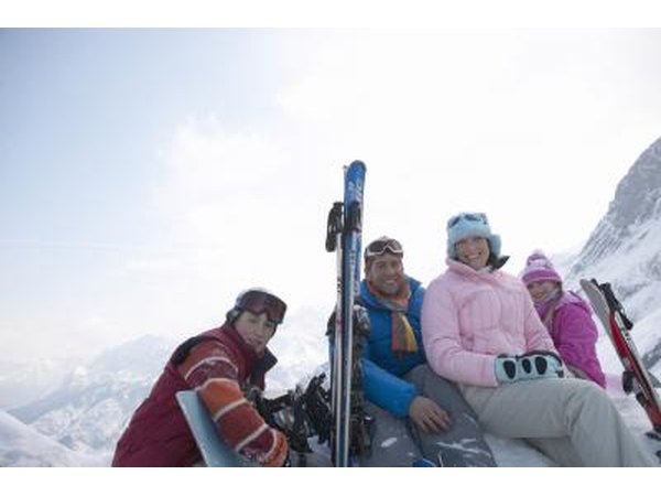 Remember that even if it is a relatively sunny day, do not participate in snow sports without wearing special outdoor ski or snow pants.