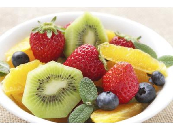 Fresh, assorted fruit in bowl