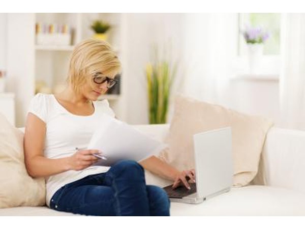 Copywriters have the option of working from home.