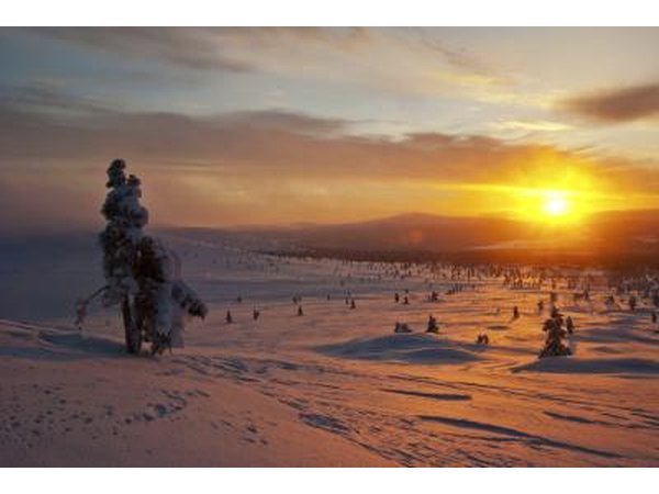 On the North Pole the tundra is well developed.