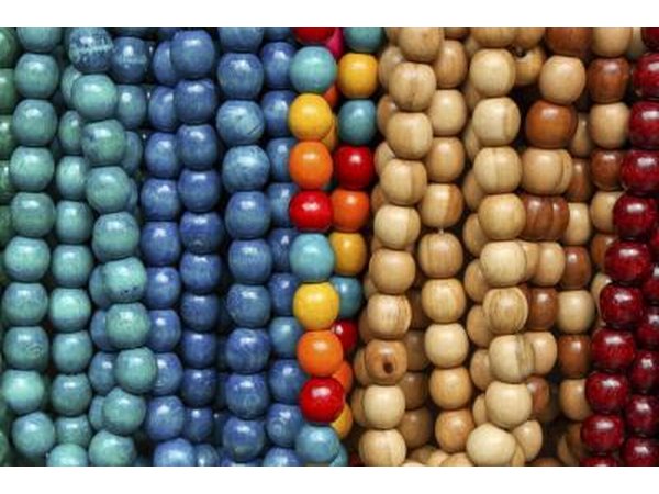 Large and colorful beads symbolize wealth and social status.