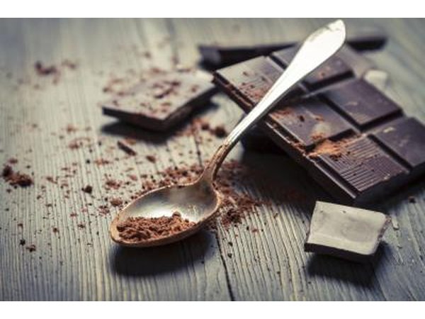 Cocoa powder and dark chocolate