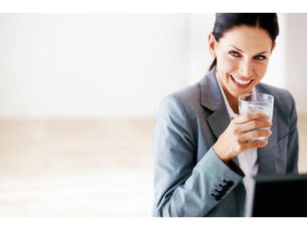 Drink plenty of water each day.