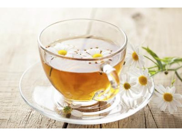 Chamomile tea has a calming effect.