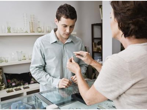 Investigate local jewelers to see who can make personalized iron necklaces, earrings or bracelets.
