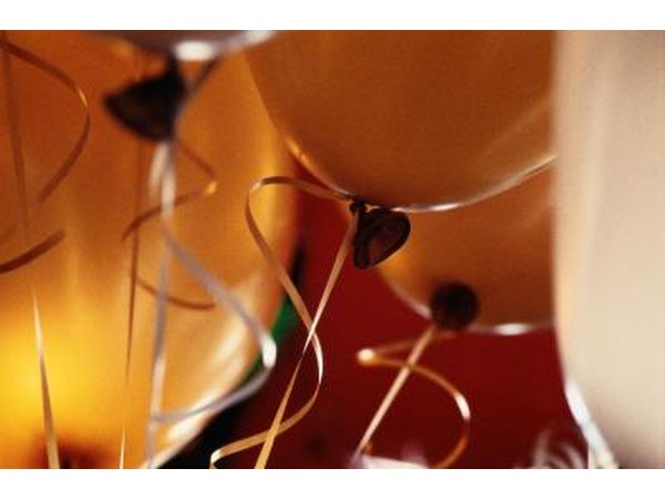 decorate with balloons