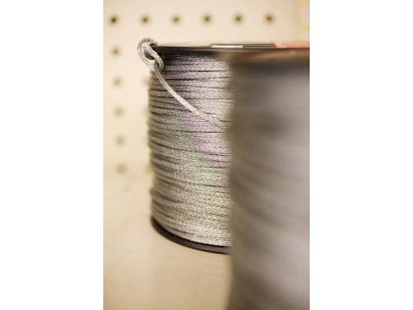 String connects the two cups together.