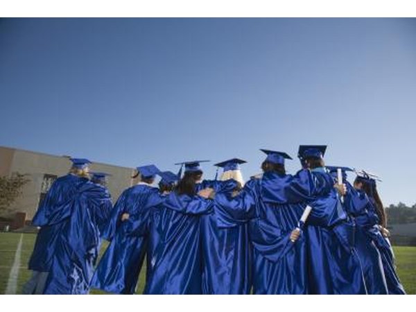 Graduates outside