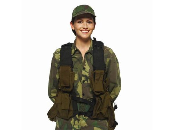 Military woman.