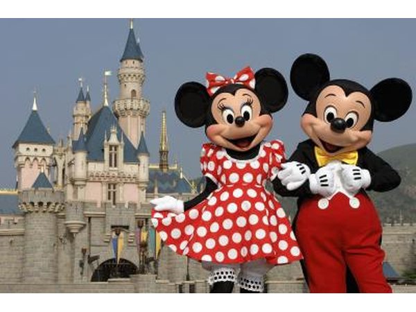 Mickey and Minnie Mouse