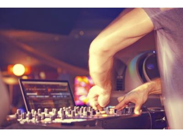 Dj playing music