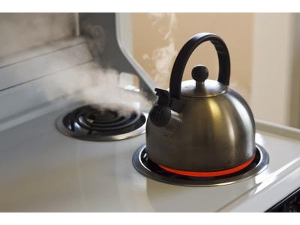 boiling water