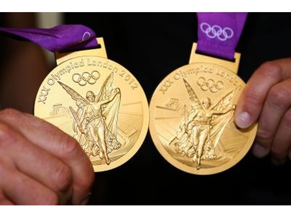 Gold medals from the 2012 London Olympic Games