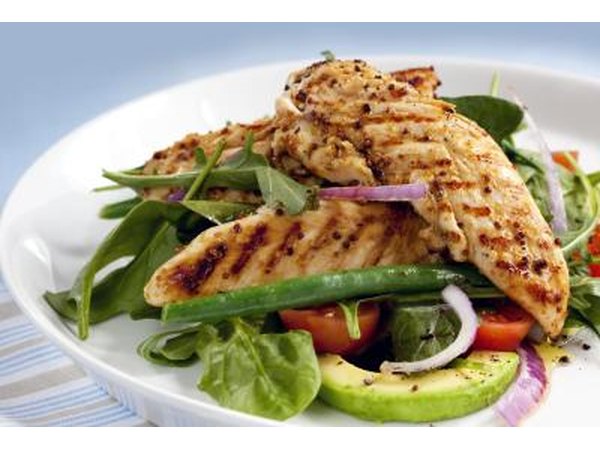 Eat dinner along the same lines as lunch.