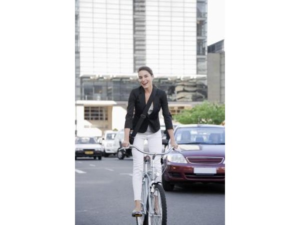 Bicycle commutes save money and promote physical fitness.