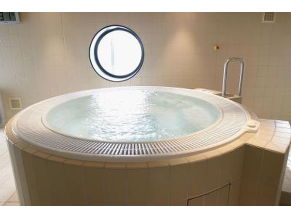 Jacuzzi at a health and fitness club