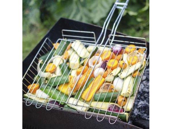 Vegetables on the grill