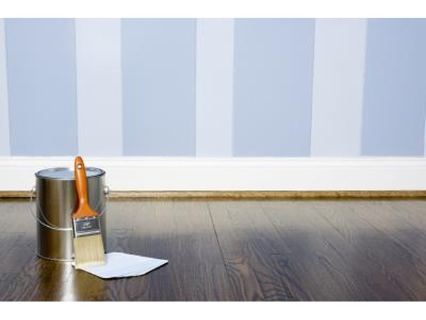 Paint the marked space with the same color as the walls but in a high-gloss paint