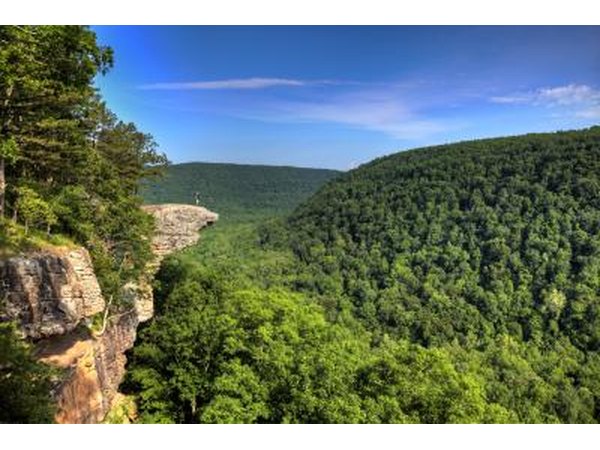 Ozark Mountains in Arkansas