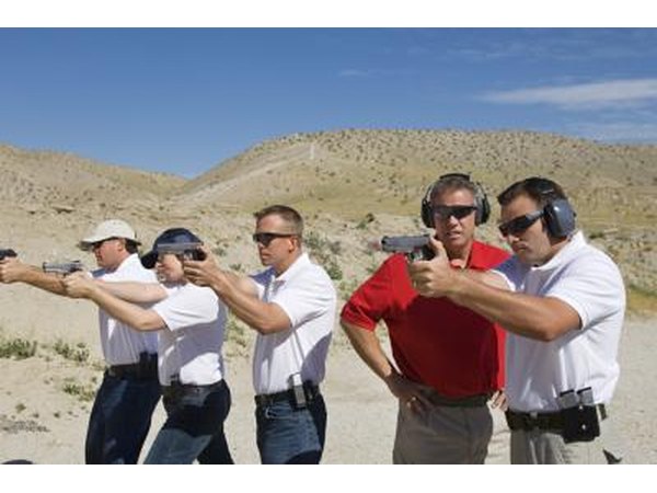 Outdoor gun training practice