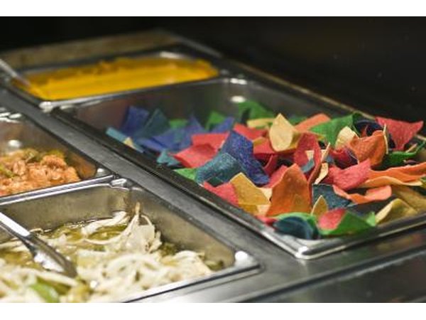 Tex-Mex salad bar