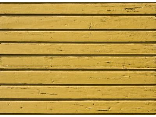 yellow wooden fence