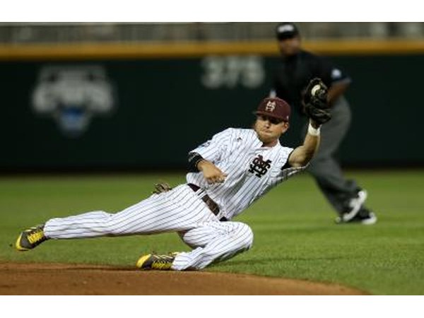 Baseball player for Mississippi State University, which is a Division I school