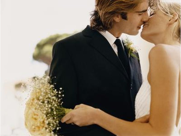 Groom in tuxedo
