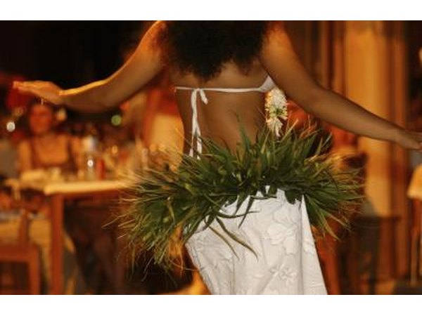 A Tahitian dancer.