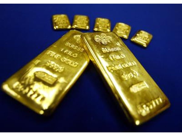 Gold bullion bars