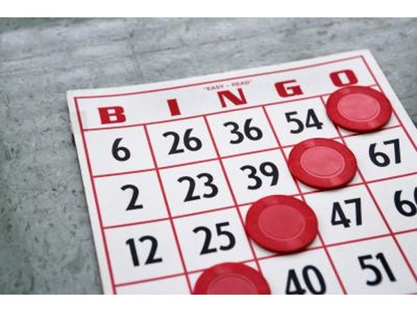 Bingo card.