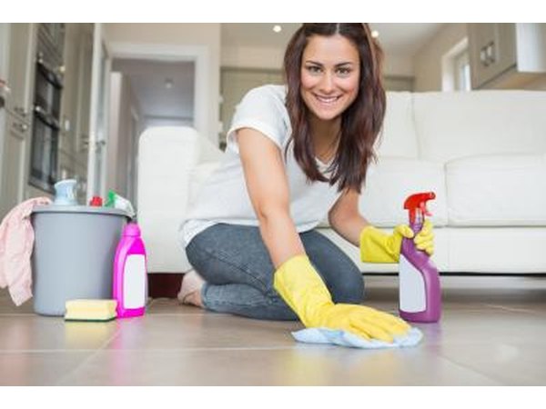 Household disinfectants can be hazardous.