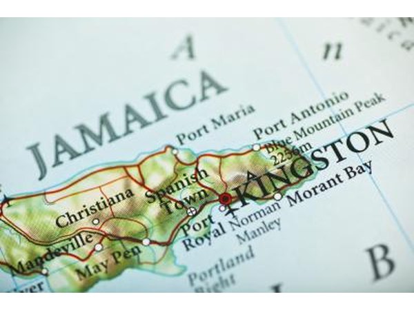 Map of Jamaica