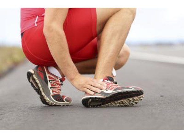 Runner with foot pain