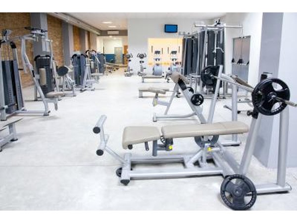 The fitness club manager sees all aspects of the gym.