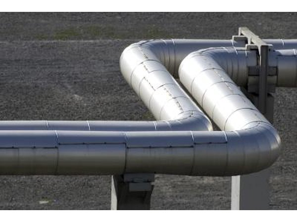 Pipes close up.
