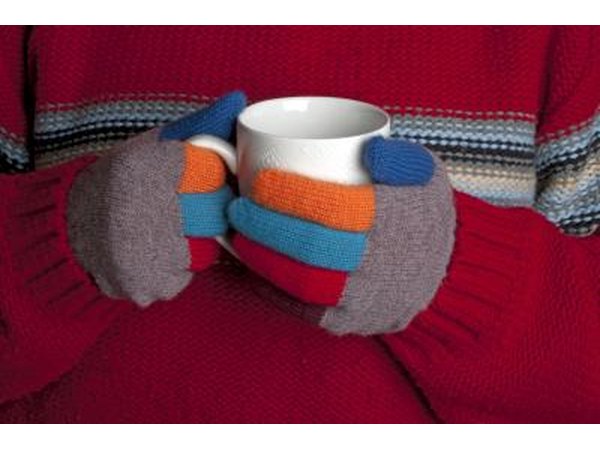 Protect hands and feet from the cold.