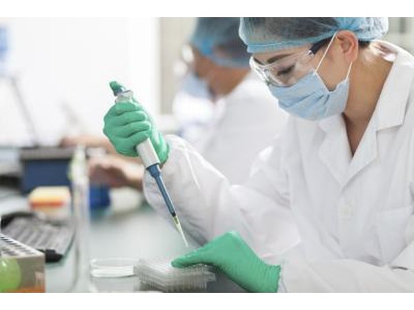 Scientist in lab