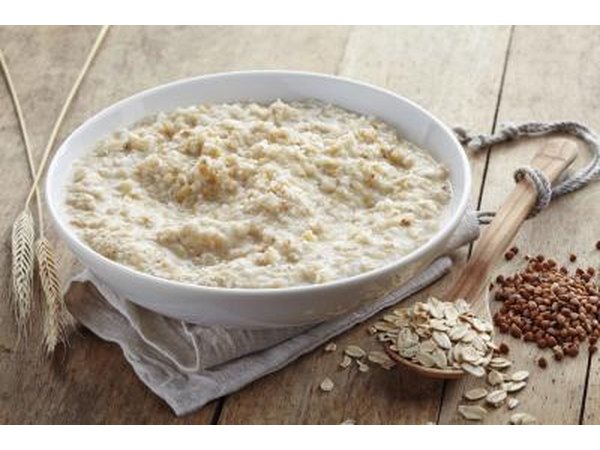 A bowl of Irish oatmeal.