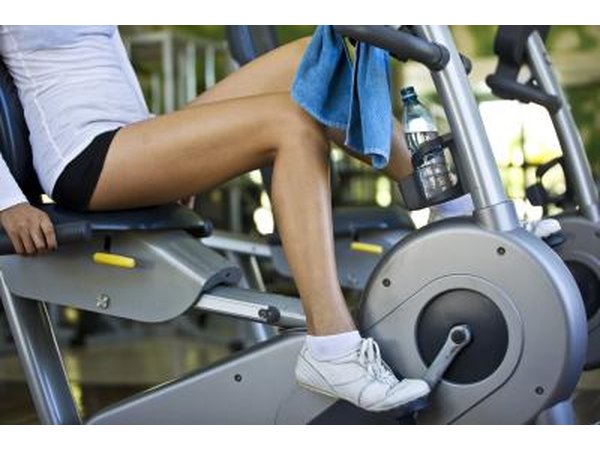 Stationary bikes are easy on the skeleton.